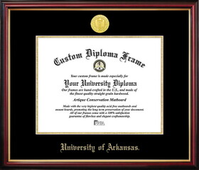 Campus Images AR999PMGED-1185 University of Arkansas Petite Diploma Frame