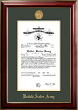 Campus Images ARCCL001 Patriot Frames Army 10x14 Certificate Classic Mahogany Frame with Gold Medallion