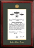 Campus Images ARCG001 Army Commission Frame Gold Medallion