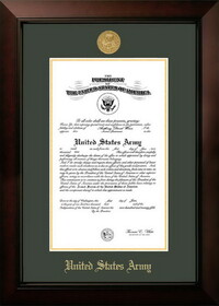 Campus Images ARCLG001 Patriot Frames Army 10x14 Certificate Legacy Frame with Gold Medallion