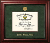 Campus Images Patriot Frames Army 8.5x11 Discharge Executive Frame with Gold Medallion
