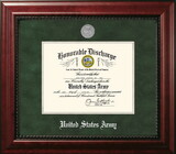 Campus Images Patriot Frames Army 8.5x11 Discharge Executive Frame with Silver Medallion