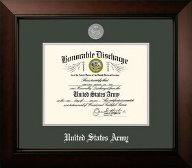 Campus Images ARDLG002 Patriot Frames Army 8.5x11 Discharge Legacy Frame with Silver Medallion