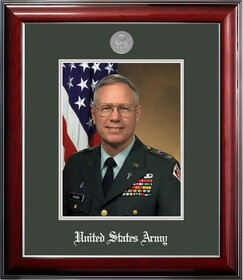 Campus Images ARPCL002 Patriot Frames Army 8x10 Portrait Classic Black Frame with Silver Medallion