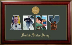 Campus Images ARSSCL001S Patriot Frames Army Collage Photo Classic Frame with Gold Medallion