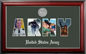 Campus Images ARSSCL002S Patriot Frames Army Collage Photo Classic Frame with Silver Medallion