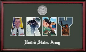 Campus Images ARSSPT002S Patriot Frames Army Collage Photo Petite Frame with Silver Medallion