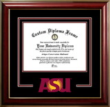 Campus Images AZ994CMGTSD-1185 Arizona State University 11w x 8.5h Classic Spirit Logo Diploma Frame Sun Devils