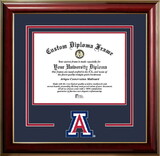 Campus Images AZ996CMGTSD-1185 University of Arizona Wildcats 11w x 8.5h Classic Spirit Logo Diploma Frame