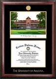 Campus Images AZ996LGED University of Arizona Gold embossed diploma frame with Campus Images lithograph