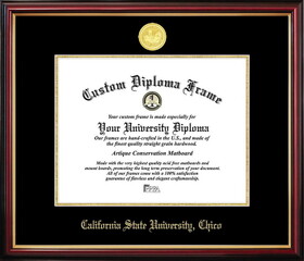 Campus Images CA920PMGED-1185 Cal State University Fresno Petite Diploma Frame