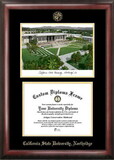 Campus Images CA924LGED California State University - Northridge Gold embossed diploma frame with Campus Images lithograph
