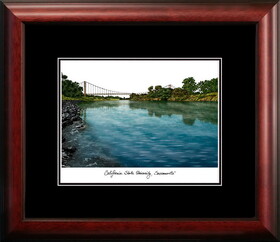 Campus Images CA925A Sacramento State Academic Framed Lithograph