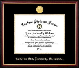 Campus Images CA925PMGED-1185 Cal State University Sacramento Petite Diploma Frame