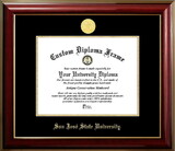 Campus Images CA929CMGTGED-1185 San Jose State University 11w x 8.5h Classic Mahogany Gold Embossed Diploma Frame
