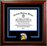 Campus Images CA929CMGTSD-1185 San Jose State University 11w x 8.5h Classic Spirit Logo Diploma Frame