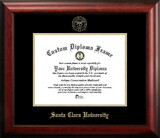 Campus Images CA930GED Santa Clara University Gold Embossed Diploma Frame