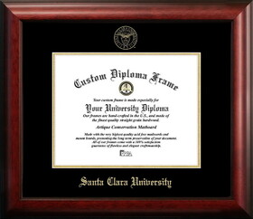 Campus Images CA930GED Santa Clara University Gold Embossed Diploma Frame