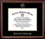 Campus Images CA930PMGED-108 Santa Clara University Petite Diploma Frame