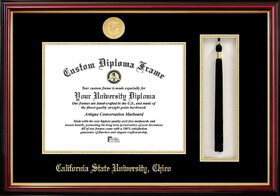Campus Images CA930PMHGT Santa Clara University Tassel Box and Diploma Frame