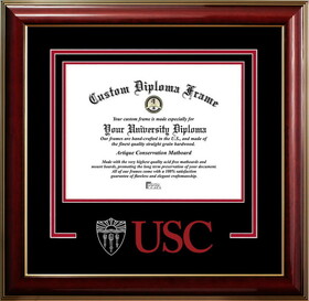 Campus Images CA940CMGTSD-1185 USC Trojans 11w x 8.5h Classic Spirit Logo Diploma Frame