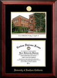 Campus Images CA940LGED University of Southern California Gold embossed diploma frame with Campus Images lithograph
