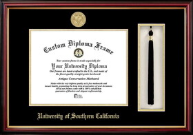 Campus Images CA940PMHGT  University of Southern California Tassel Box and Diploma Frame