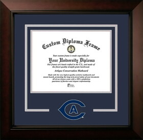 Campus Images CA942LBCSD-1185 University of California, Davis 11w x 8.5h Legacy Black Cherry Spirit Logo Diploma Frame