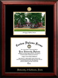 Campus Images CA942LGED University of California - Davis Gold embossed diploma frame with Campus Images lithograph
