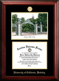 Campus Images CA945LGED University of California - Berkeley Gold embossed diploma frame with Campus Images lithograph