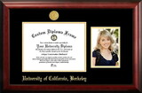 Campus Images CA945PGED-1185 University of California, Berkeley 11w x 8.5h Gold Embossed Diploma Frame with 5 x7 Portrait