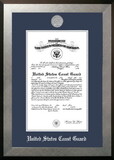 Campus Images CGCHO002 Patriot Frames Coast Guard 10x14 Certificate Honors Frame with Silver Medallion