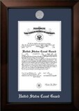 Campus Images CGCLG002 Patriot Frames Coast Guard 10x14 Certificate Legacy Frame with Silver Medallion