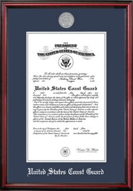 Campus Images CGCPT002 Patriot Frames Coast Guard 10x14 Certificate Petite Frame with Silver Medallion
