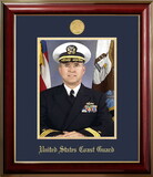 Campus Images CGPCL001 Patriot Frames Coast Guard 8x10 Portrait Classic Frame with Gold Medallion
