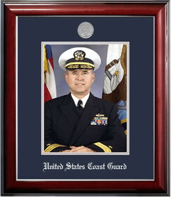 Campus Images CGPCL002 Patriot Frames Coast Guard 8x10 Portrait Classic Frame with Silver Medallion