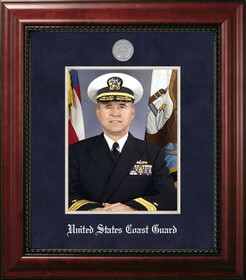 Campus Images Patriot Frames Coast Guard 8x10 Portrait Executive Frame with Silver Medallion