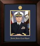Campus Images CGPLG001 Patriot Frames Coast Guard 8x10 Portrait Legacy Frame with Gold Medallion