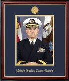 Campus Images CGPPT001 Patriot Frames Coast Guard 8x10 Portrait Petite Frame with Gold Medallion