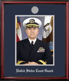 Campus Images CGPPT002 Patriot Frames Coast Guard 8x10 Portrait Petite Frame with Silver Medallion