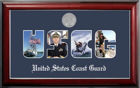 Campus Images CGSSCL002S Patriot Frames Coast Guard Collage Photo Classic Frame with Silver Medallion