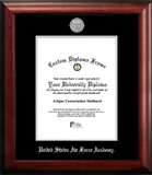 Campus Images CO994SED-8511 United States Air Force Academy 8.5w x 11h Silver Embossed Diploma Frame