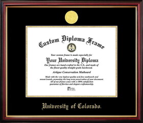 Campus Images CO995PMGED-1185 University of Colorado Petite Diploma Frame