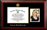 Campus Images CO999PGED-1185 Colorado State University 11w x 8.5h Gold Embossed Diploma Frame with 5 x7 Portrait