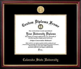 Campus Images CO999PMGED-1185 Colorado State University Petite Diploma Frame