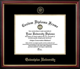 Campus Images CT994PMGED-1185 Quinnipiac University Petite Diploma Frame