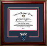 Campus Images DC991CMGTSD-1185 Howard University Bisons 11w x 8.5h Classic Spirit Logo Diploma Frame