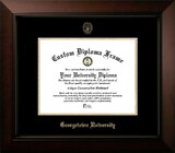Campus Images DC996LBCGED-1714 Georgetown University 17w x 14h Legacy Black Cherry , Foil Seal Diploma Frame