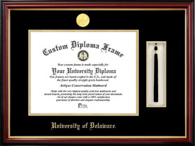 Campus Images DE999PMHGT University of Delaware Tassel Box and Diploma Frame