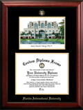 Campus Images FL984LGED Florida International University Gold embossed diploma frame with Campus Images lithograph